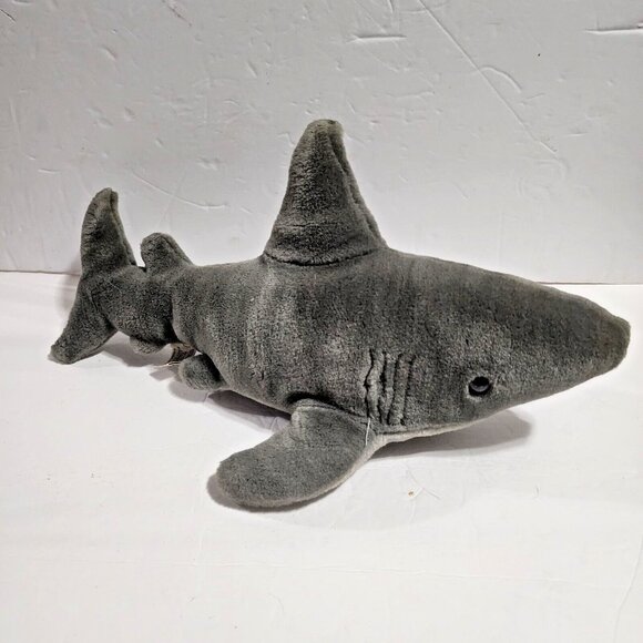 The Westcliff Collection Gray Great White SHARK Plush Ocean Animal 16" Vintage - Picture 3 of 7